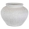 Floreana Round White Vase, Decorative by Uttermost, 12" width x 9" height x 12" depth thumbnail 4