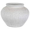 Floreana Round White Vase, by Uttermost, 12" width x 9" height x 12" depth thumbnail 4