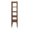 Fernandez Bookcase Brown, Shelving & Bookcase by Dovetail, 59.68" width x 85" height x 20" depth thumbnail 3
