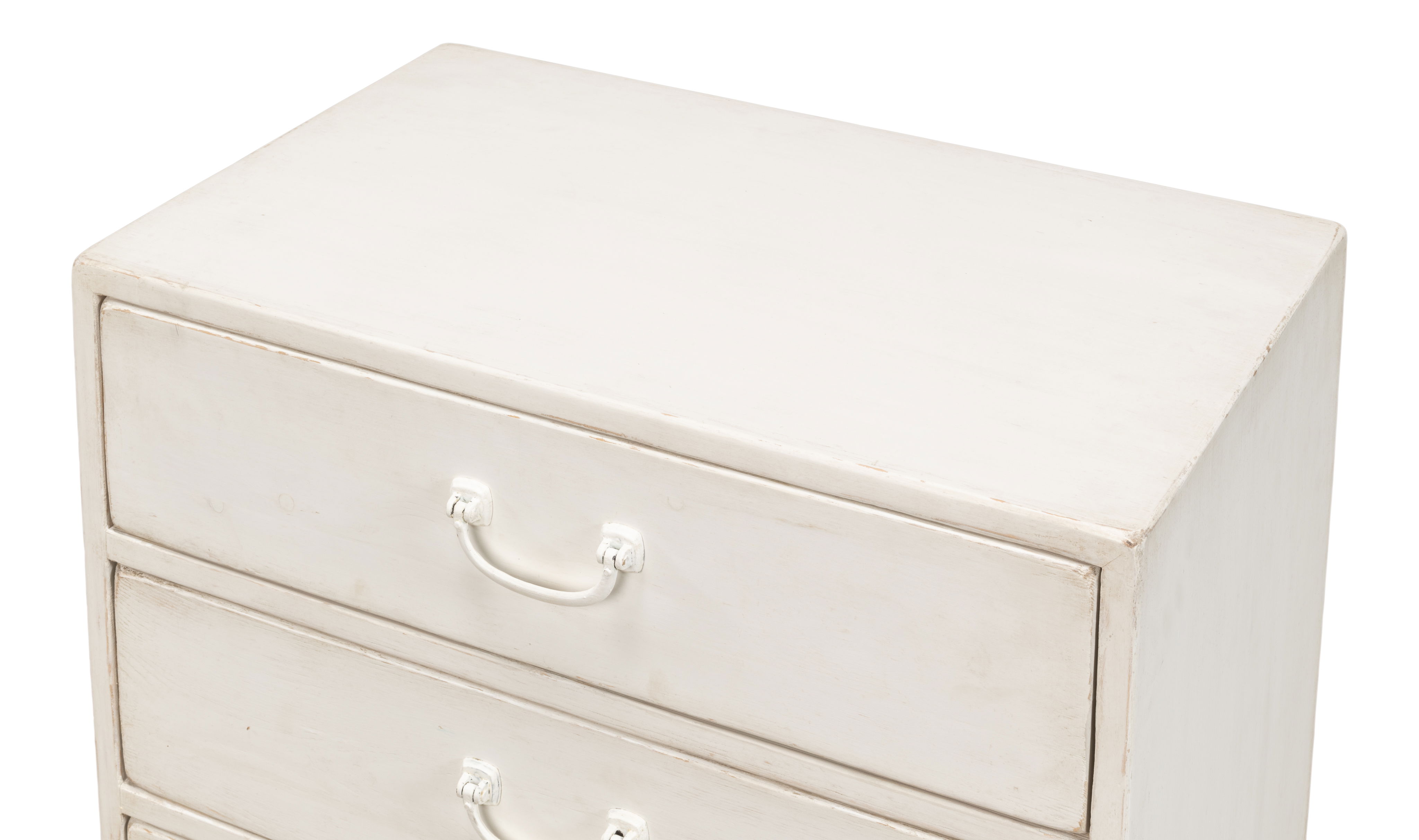 Willow 3 Drawer Commode  Antique White large image 