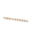 Mala Beige Paper Mache Cube Garland, Decorative Object by Mercana, 40" length x 2" width x 2" height thumbnail 1