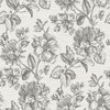 Flower Girl Charcoal Peel & Stick Wallpaper, by York Wall, 18'10.8" length x 1'6" width x 0.02" depth thumbnail