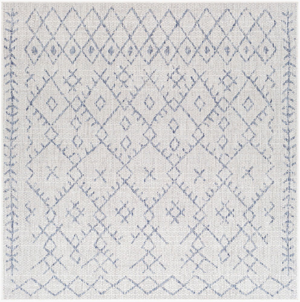 Eagean Machine Woven Rug, by Surya, 6'6.74" length x 6'6.74" width