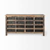 Wilton I 63x16 Reclaimed Wood and Metal 16 Drawer Sideboard, Sideboards & Buffet by Mercana, 63" length x 16" width x 32" height thumbnail 3