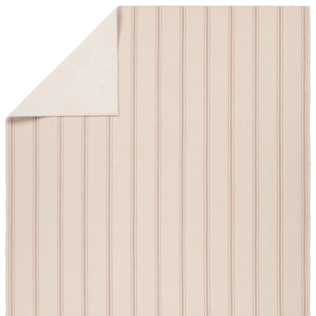 Memento Handmade Indoor/Outdoor Striped Cream/ Beige large image 
