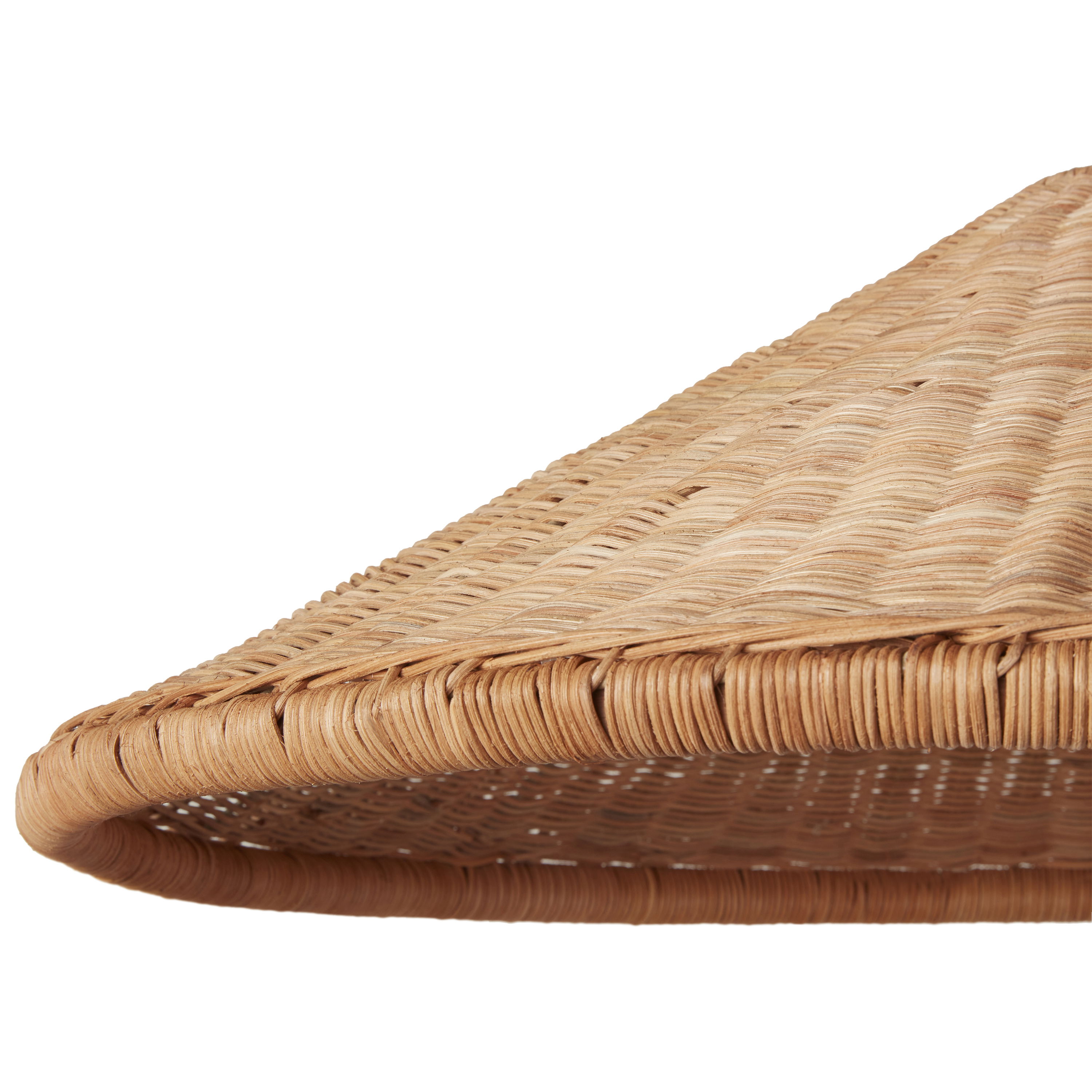 Kasbah Rattan Pendant, by Woven, 10.75" height x 32.25" diameter View 2