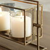 Wenman Gold Triple Candleholder, Decorative by Uttermost, 17.25" width x 8" height x 4" depth thumbnail 5
