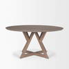 Jennings 60'L x 60'W Dining Table | Modern | Light Brown Wood | Seats 6, by Mercana, 60" length x 60" width x 29.5" height thumbnail 4