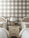 Magnolia Home Common Thread Black & White Peel & Stick Wallpaper, by York Wall, 20' length x 1'8.5" width x 0.02" depth thumbnail 2
