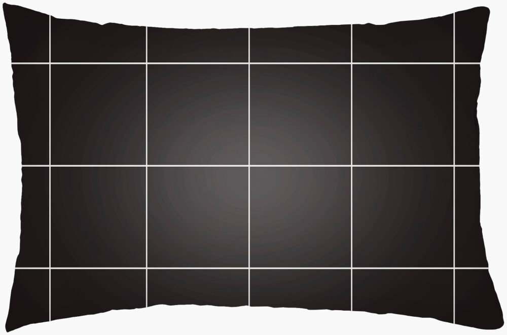 Gridwork Lumbar Pillow, Decorative Pillow by Surya, 14" length x 22" width