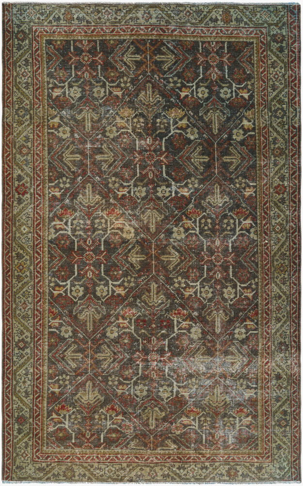 Antique One of a Kind Handmade Rug, by Surya, 6'3" length x 4'1" width