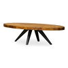 Parq Oval Coffee Table Amber thumbnail 1