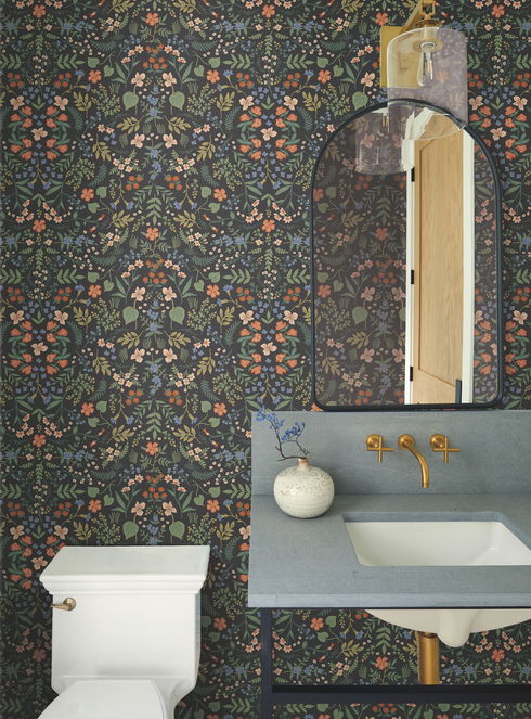 Wildwood Black Wallpaper