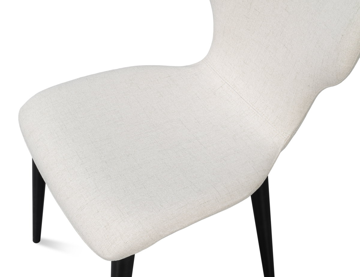Contour Sidechair, by Sarreid, 1'11" length x 1'6" width x 3' height View 12