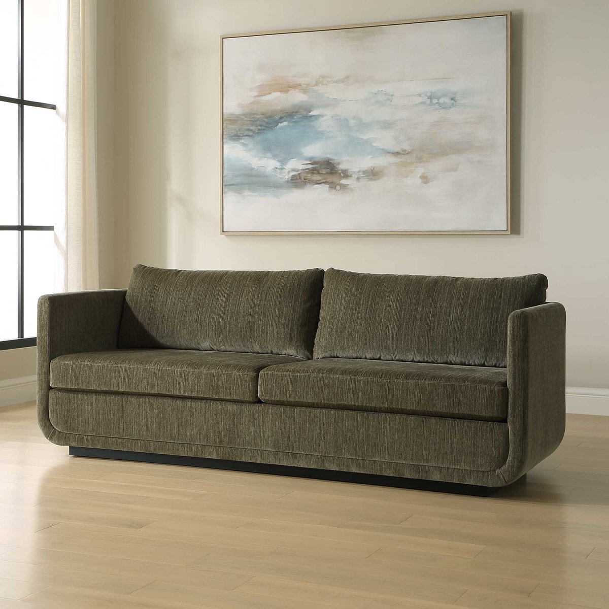 Abound Herb Sofa, Sofas & Sectional by Uttermost, 86" width x 34" height x 33" depth View 3