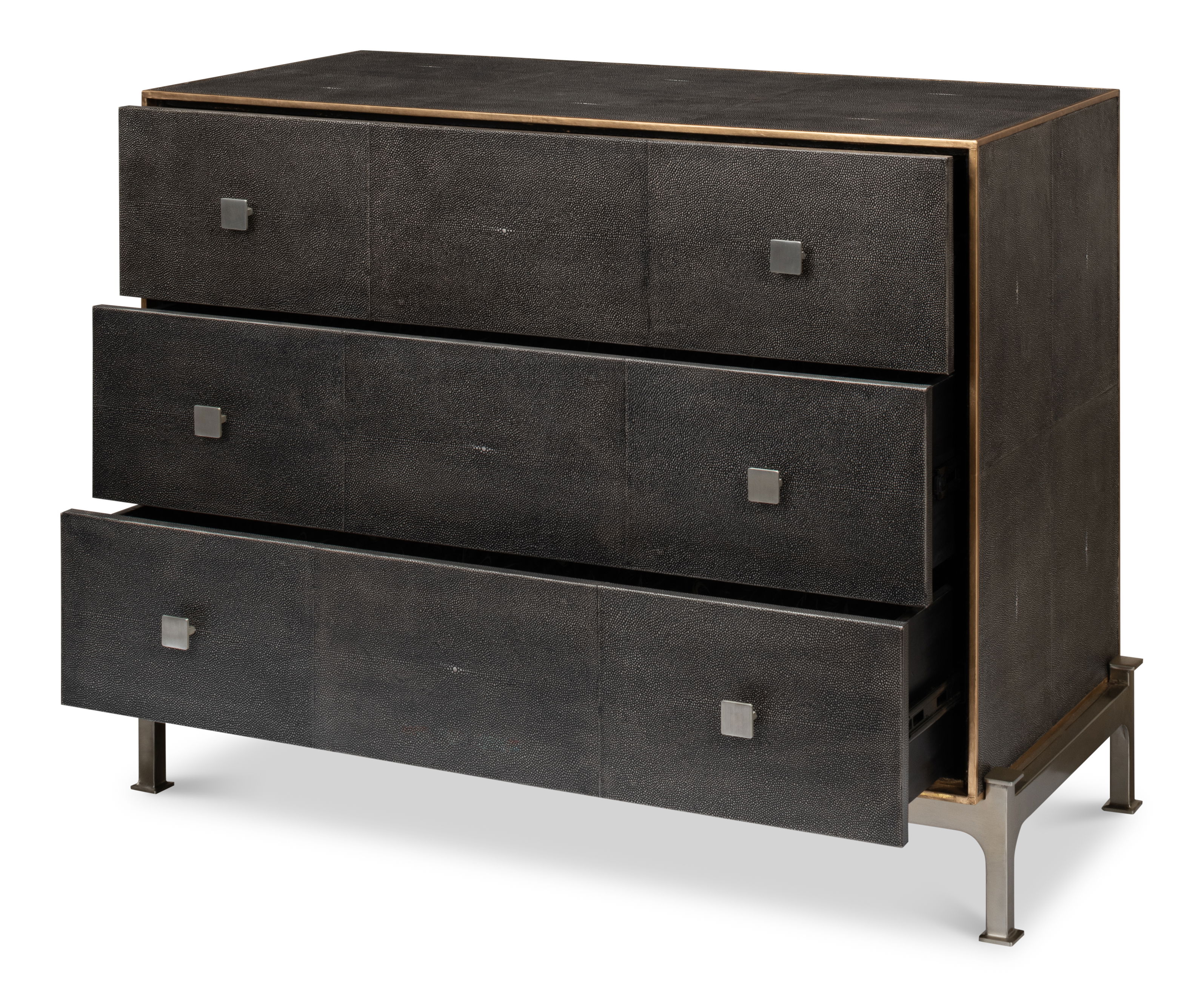 Grey Shagreen Dresser large image 