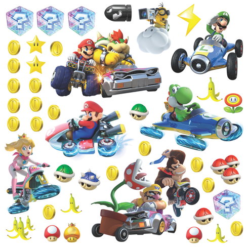 Nintendo - Mario Kart 8 Wall Decals