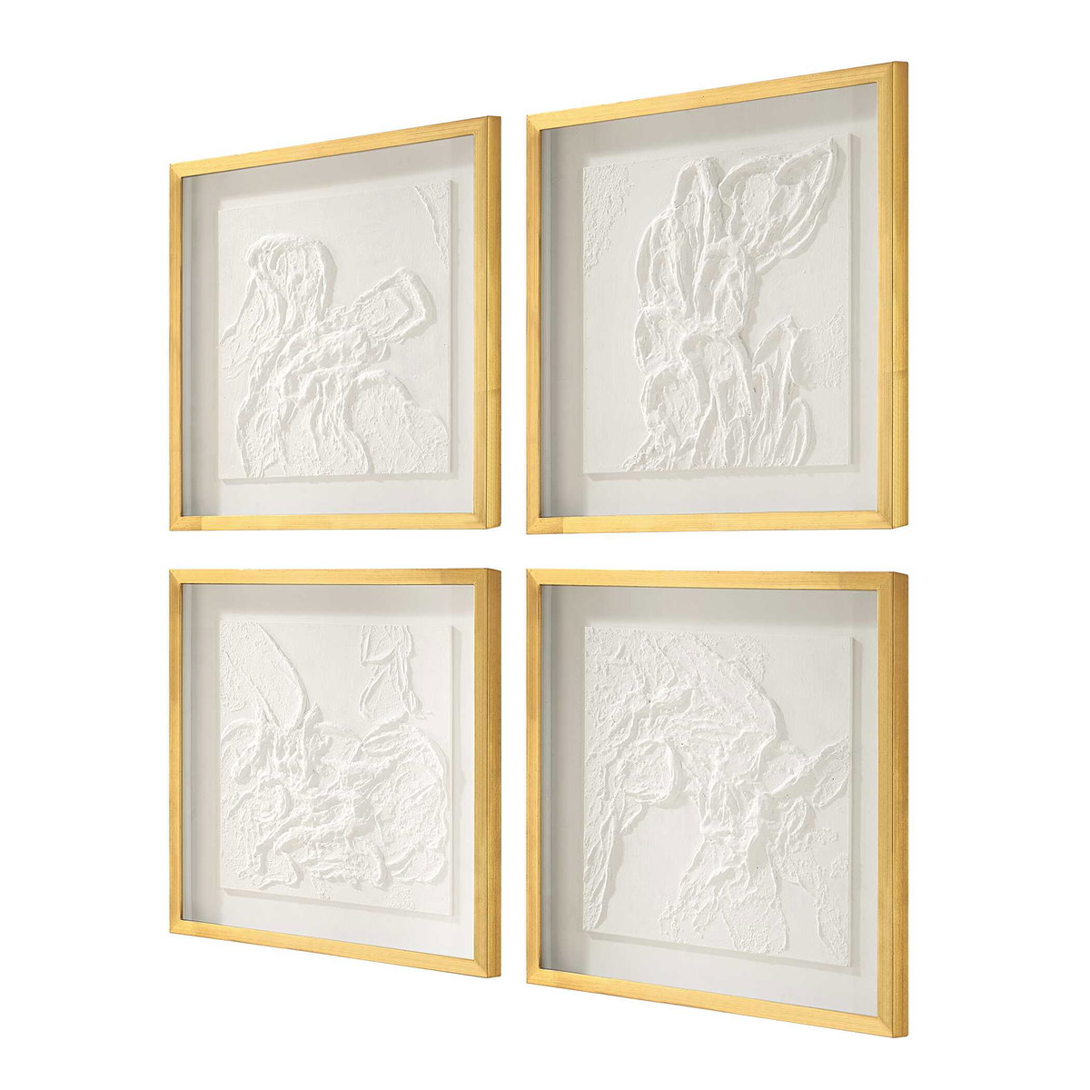 Fourfold Framed Prints Set/4, Art by Uttermost, 22" width x 22" height x 1.5" depth View 5