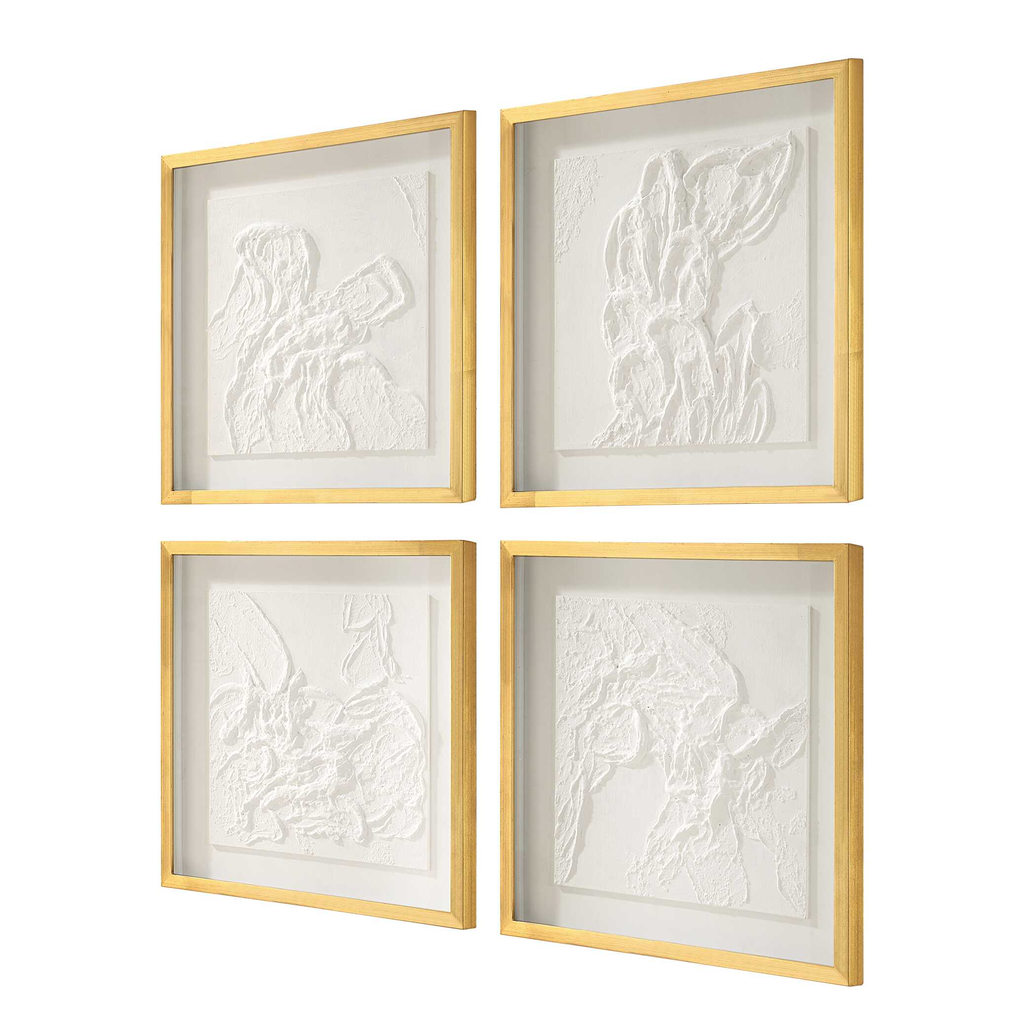 Fourfold Framed Prints Set/4, Painting by Uttermost, 22" width x 22" height x 1.5" depth View 5