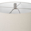 Cyclone Ivory Table Lamp, by Uttermost, 1'4" width x 2'0.75" height x 1'4" depth thumbnail 8