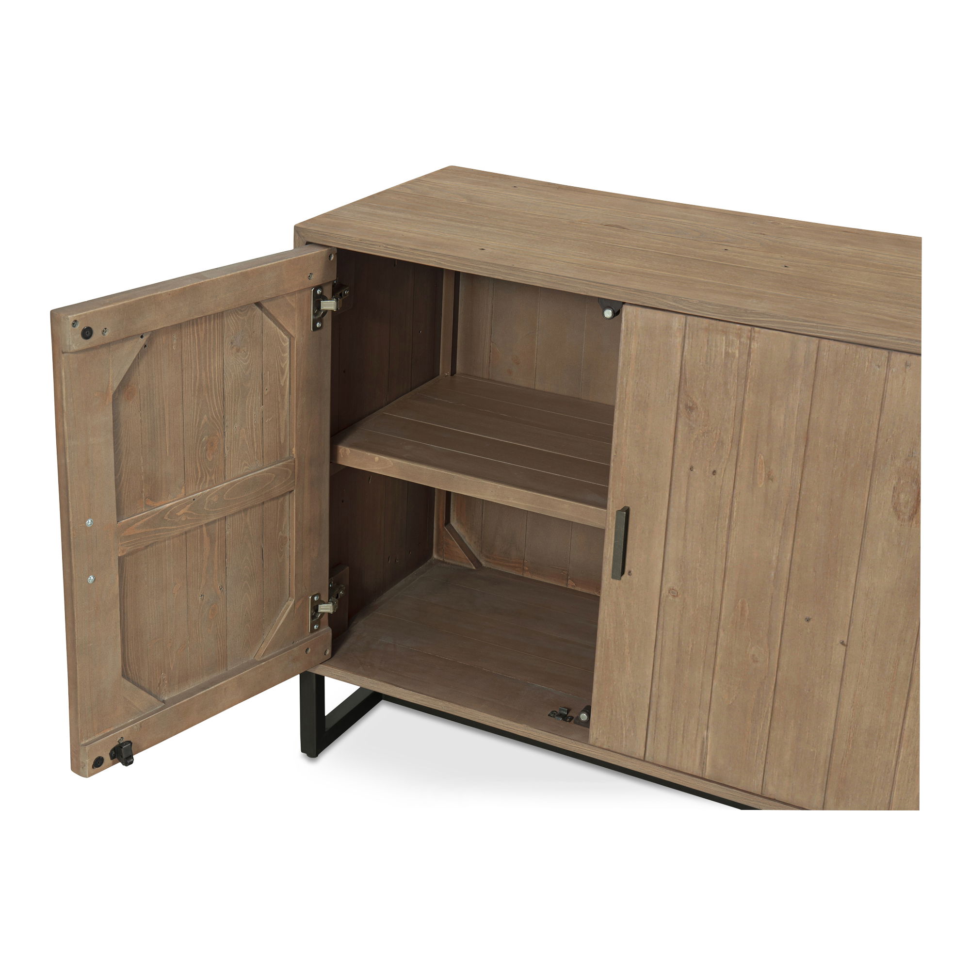 Sierra Sideboard Natural, Cabinets & Sideboard by Moe's Home, 68" width x 31.75" height x 16.5" depth View 5