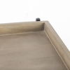 Trey III 20' x 26' Square Medium Brown Wooden Three-Tiered Black Iron Frame End/Side Table thumbnail 9