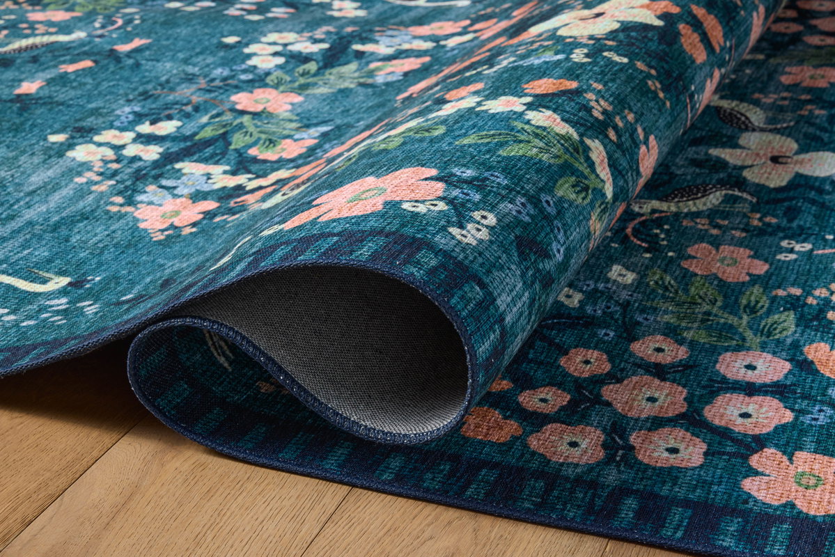 Rifle Paper Co. x Loloi Palais Rug, 2'6" length x 7'6" width View 5