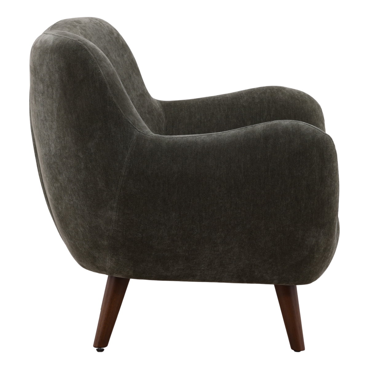 Christoval Occasional Chair Forest, Accent Chair by Dovetail, 32.12" width x 31.87" height x 32.87" depth View 3