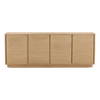 Zay Sideboard Light Natural, Sideboards & Buffet by Dovetail, 84" width x 32" height x 18" depth thumbnail 2