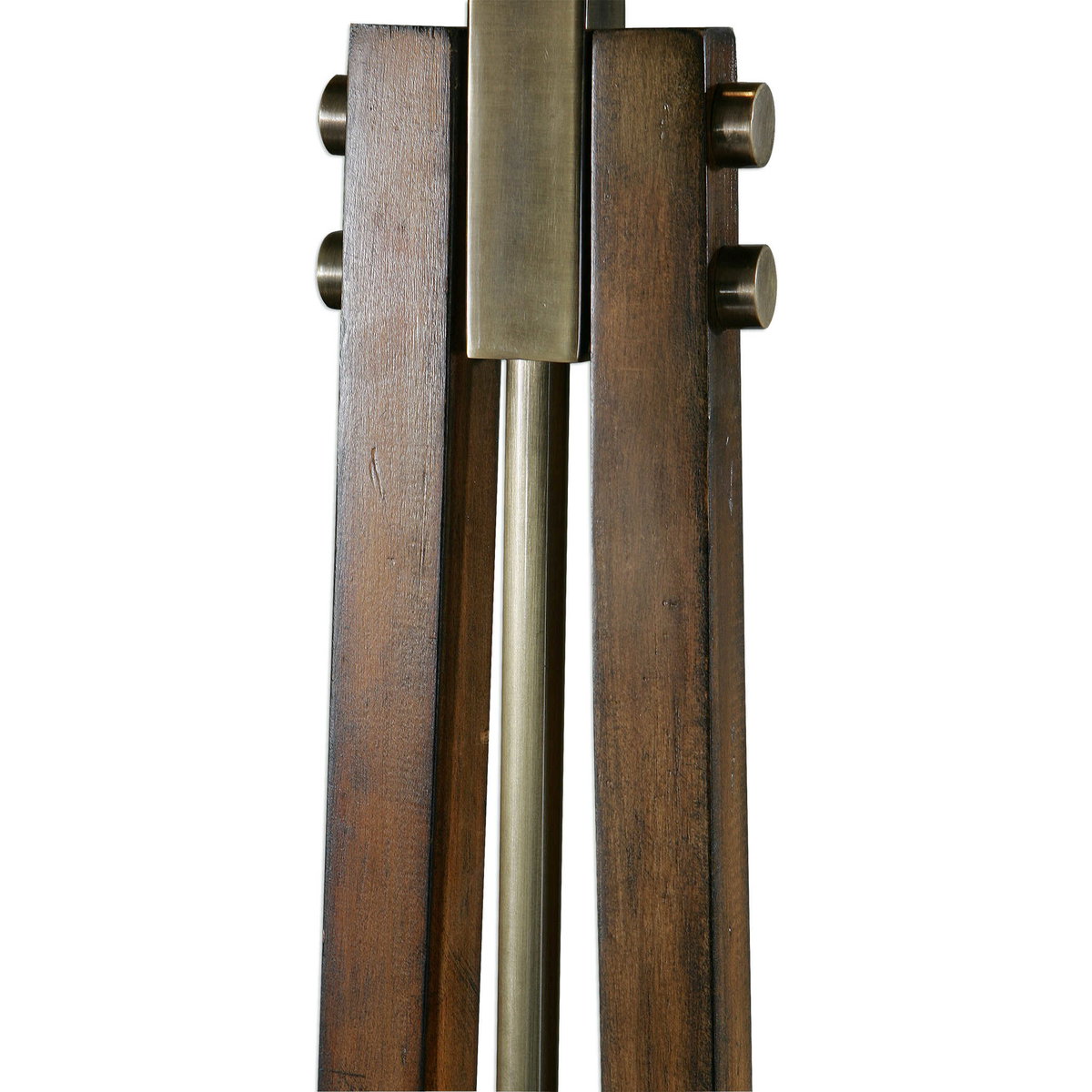 Boydton Burnished Wood Floor Lamp, by Uttermost, 19" width x 66.5" height x 19" depth View 5