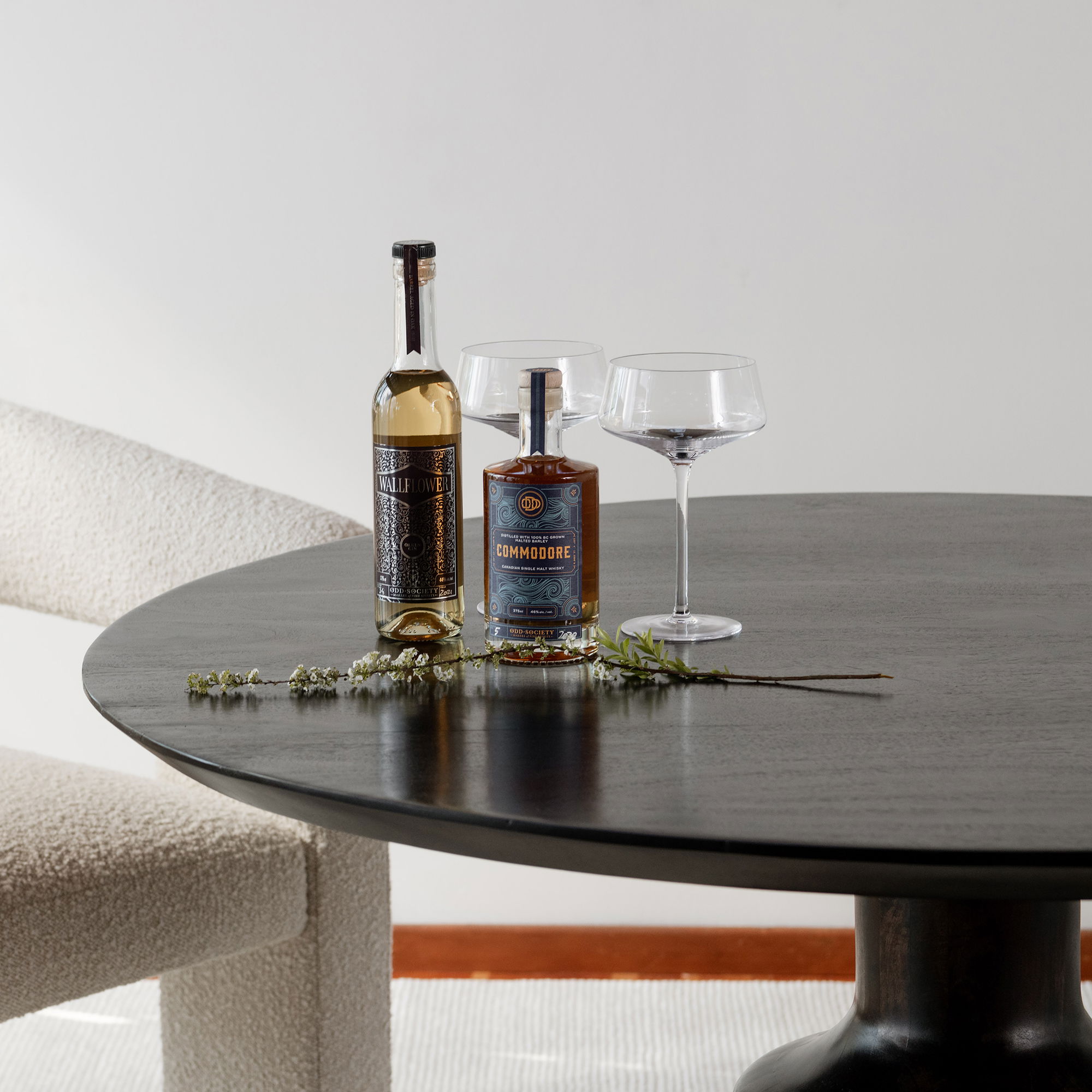 Myron Dining Table Dark Brown, by Moe's Home, 46" width x 30" height x 46" depth View 7