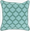 Morrocan Printed Lattice Accent Pillow, Decorative Pillow by Surya, 22" length x 22" width thumbnail