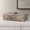 Griseus Travertine Stone Box, Boxe by Uttermost, 9.5" width x 2.75" height x 6" depth thumbnail 3