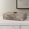 Griseus Travertine Stone Box, Boxe by Uttermost, 9.5" width x 2.75" height x 6" depth thumbnail 3