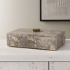 Griseus Travertine Stone Box, Decorative by Uttermost, 9.5" width x 2.75" height x 6" depth thumbnail 3