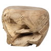 Sola Handcrafted Teak Side Table, Side & End Table by Uttermost, 24.5" width x 17.5" height x 24.5" depth thumbnail 7