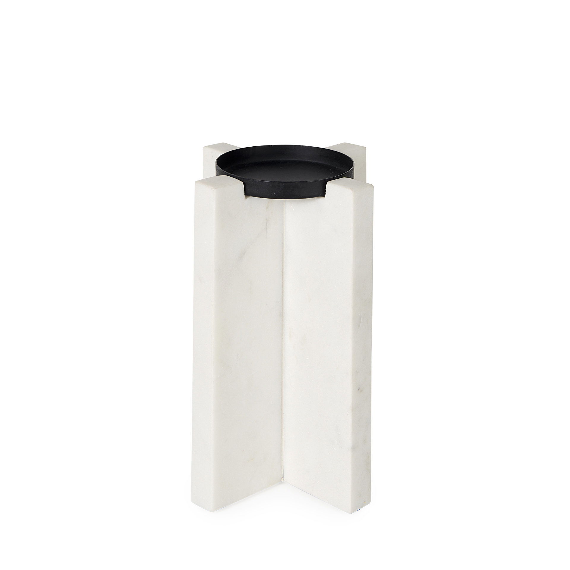 Sophia 5.5'L x 3.5'W x 8.0'H. Marble Candle Holder Medium large image 
