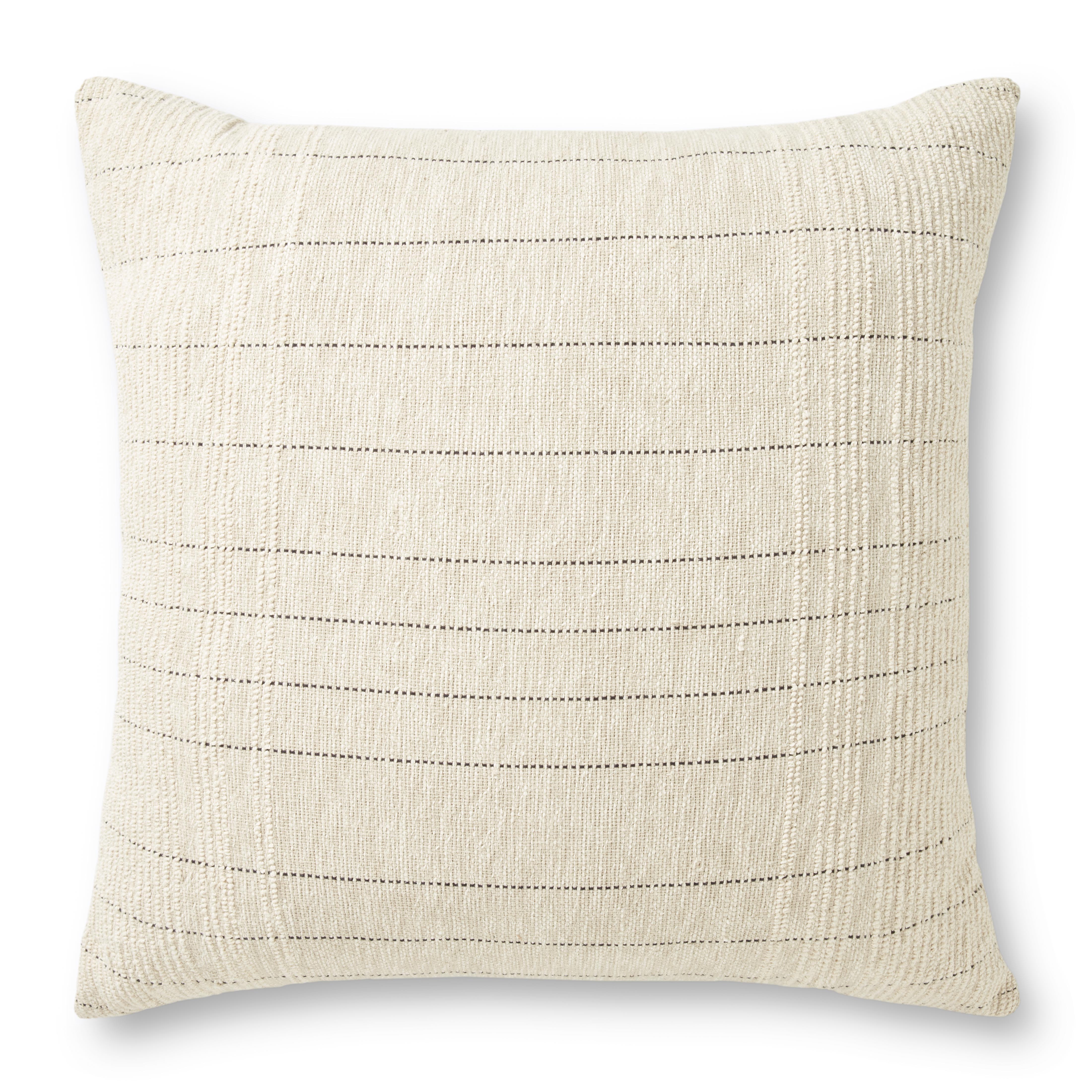 Magnolia Home by Joanna Gaines x Loloi Burnett Pillow, Decorative Pillow, 36" width x 6" height x 36" depth