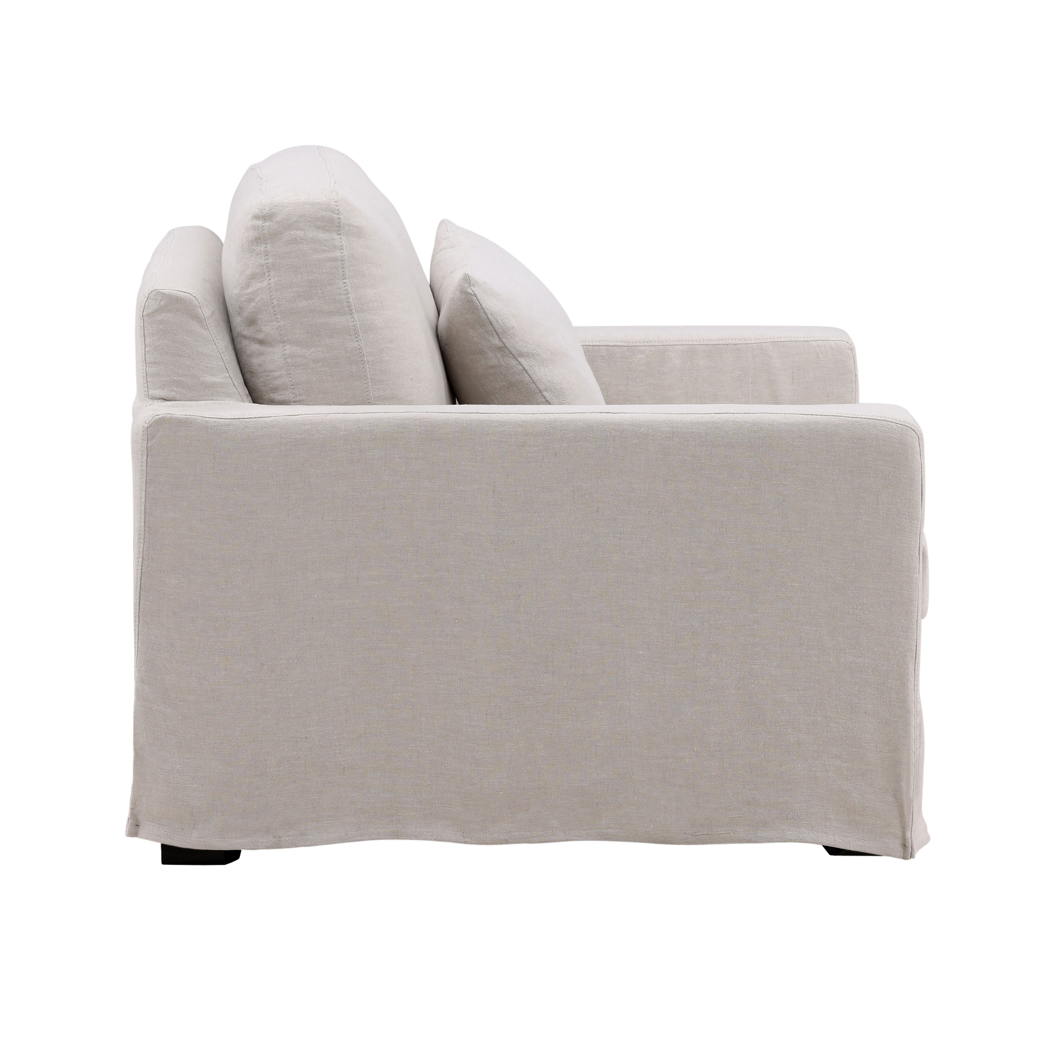 Dixie Chair and a Half Frame, Sofas & Sectional by Dovetail, 49.2" width x 33" height x 39.3" depth View 3