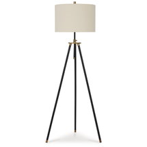 Online Designer Bedroom Mairani 72'' Black Tripod Floor Lamp