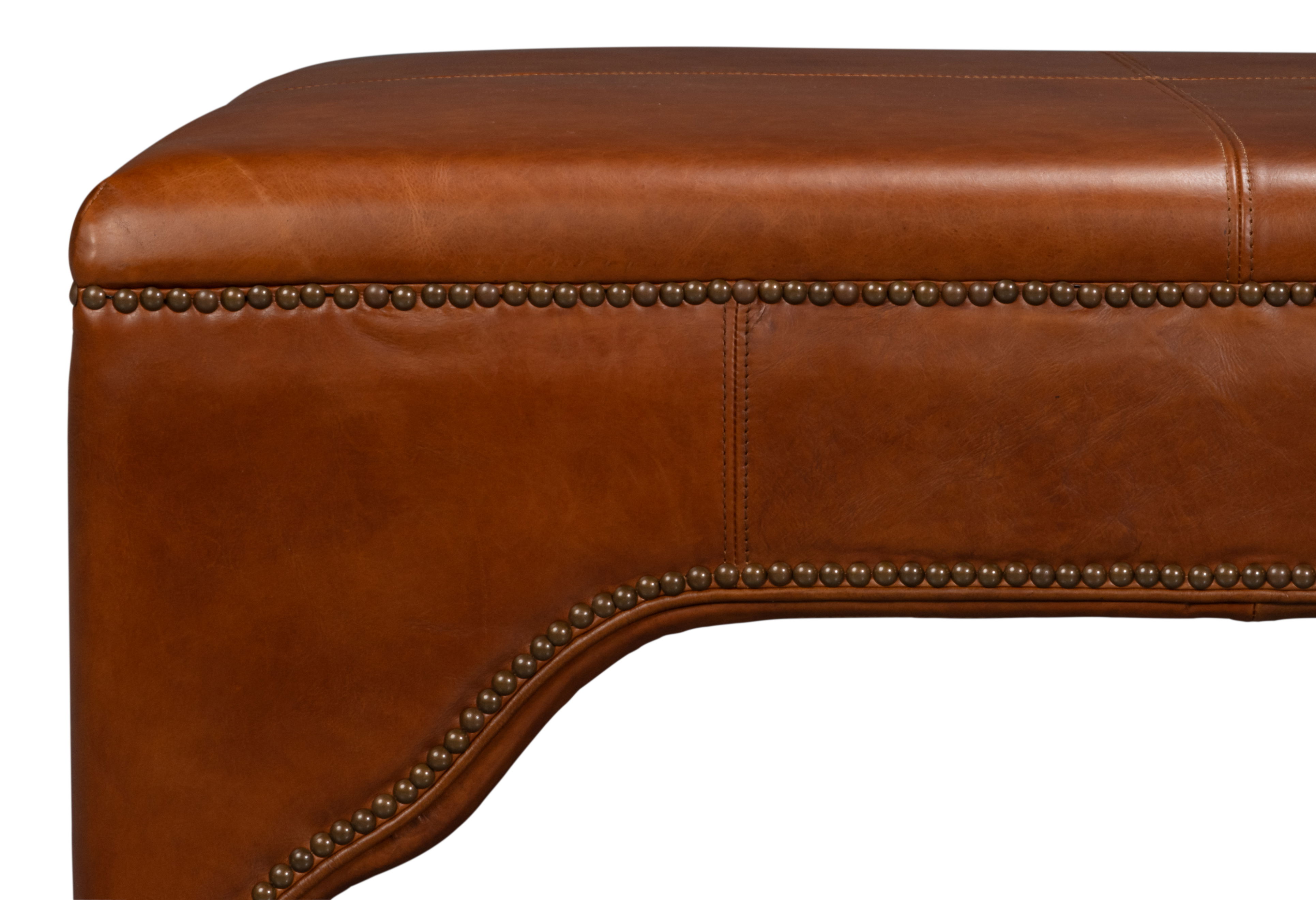 Streetman Cocktail Ottoman, Havana Brown large image 