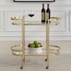 Isabelle Gold Bar Cart, Furniture by Uttermost, 33.5" width x 32" height x 17.75" depth thumbnail 2