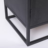 Sloan 40.0W Black Wood with Black Metal Frame Accent Cabinet, Cabinets & Chest by Mercana, 40" length x 17.5" width x 36.25" height thumbnail 12