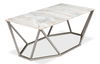 Trapezoid Coffee Table, Marble Top thumbnail 3