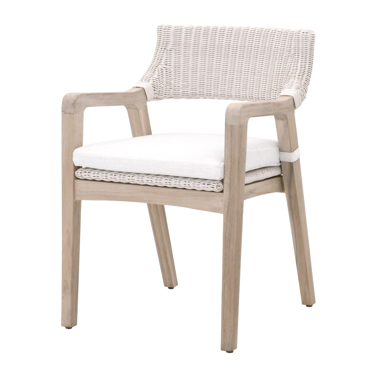 Lucia Outdoor Arm Chair, Dining Chair by Essentials for Living, 21.75" width x 31" height x 22" depth View 2