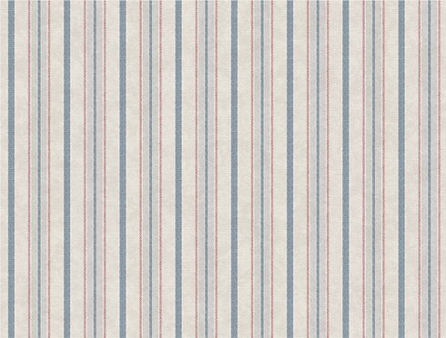 Red & Blue Shirting Stripe Wallpaper