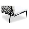 Salma Outdoor Accent Chair White thumbnail 4