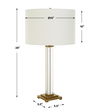 Crystal Column Table Lamp thumbnail 2