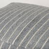 Kensie Large Blue Striped Pouf, Ottoman by Mercana, 14" length x 22" width x 22" height thumbnail 8