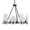 Ellipse 10 Light Dark Bronze Chandelier 5 Ellipse 10 Light Dark Bronze Chandelier thumbnail 5